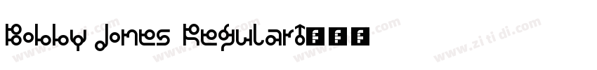 Bobby Jones Regular字体转换